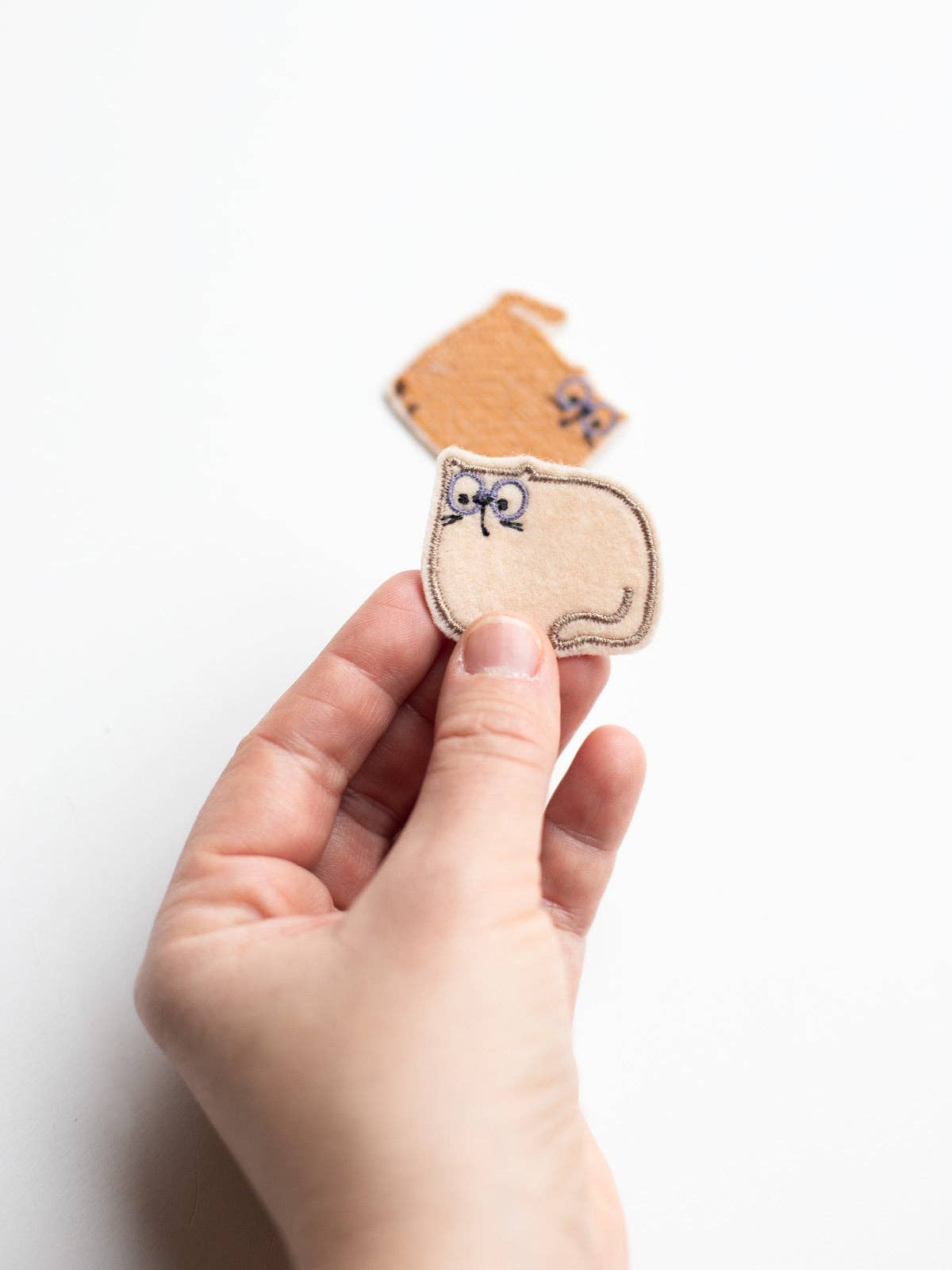 Katzen Bügelflicken einzeln, weicher Aufnäher für Kleidung