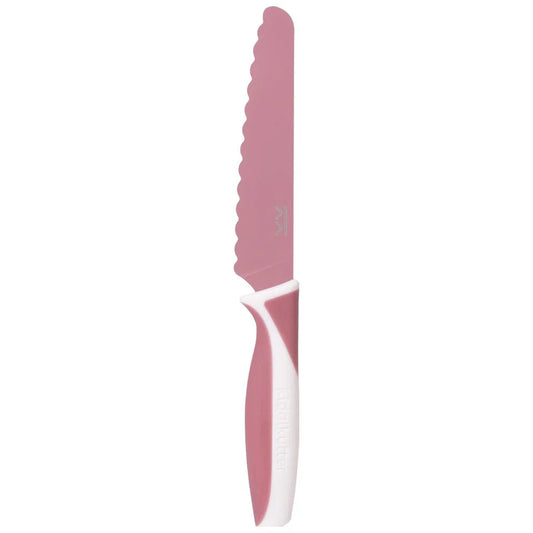 Kinder Messer KiddiKutter in Cotton Candy – sicheres Kindermesser zum Schneiden von Obst, Gemüse und Brot – erhältlich bei Bärechind Winterthur, Schweiz.
