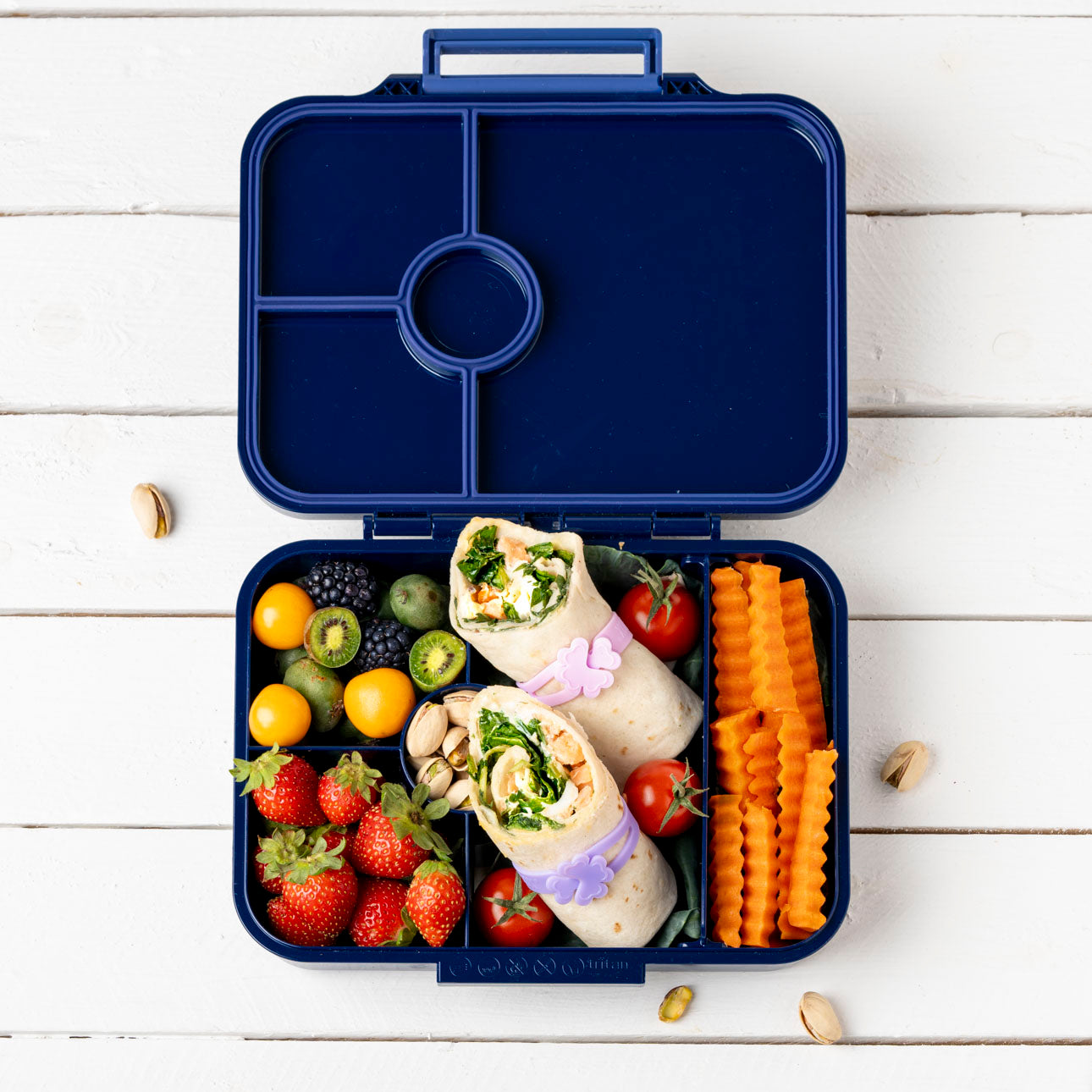 Lekkabox Z'nünibox mit 4 Fächern, cosmic