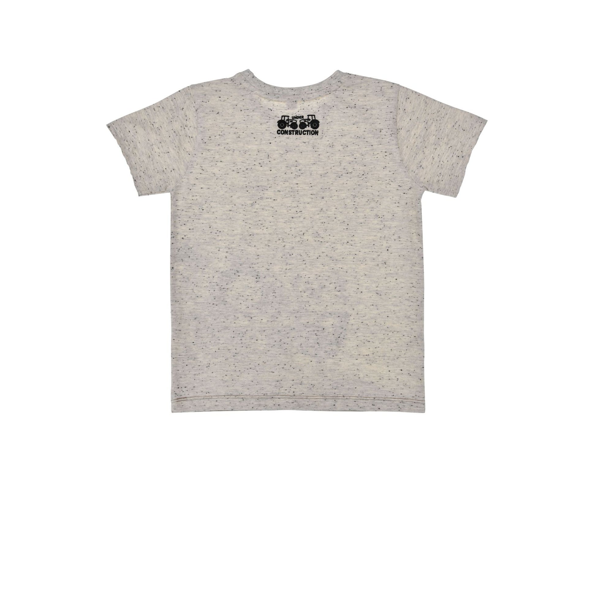 Kinder T-Shirt mit Bagger, Kran und Baustellenfahrzeugen von Bondi – Jungen Shirt bei Bärechind Kinderladen Winterthur Schweiz