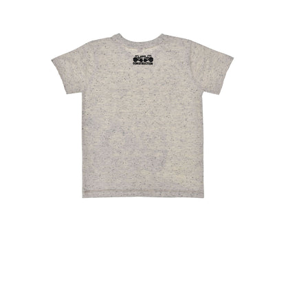 Kinder T-Shirt mit Bagger, Kran und Baustellenfahrzeugen von Bondi – Jungen Shirt bei Bärechind Kinderladen Winterthur Schweiz