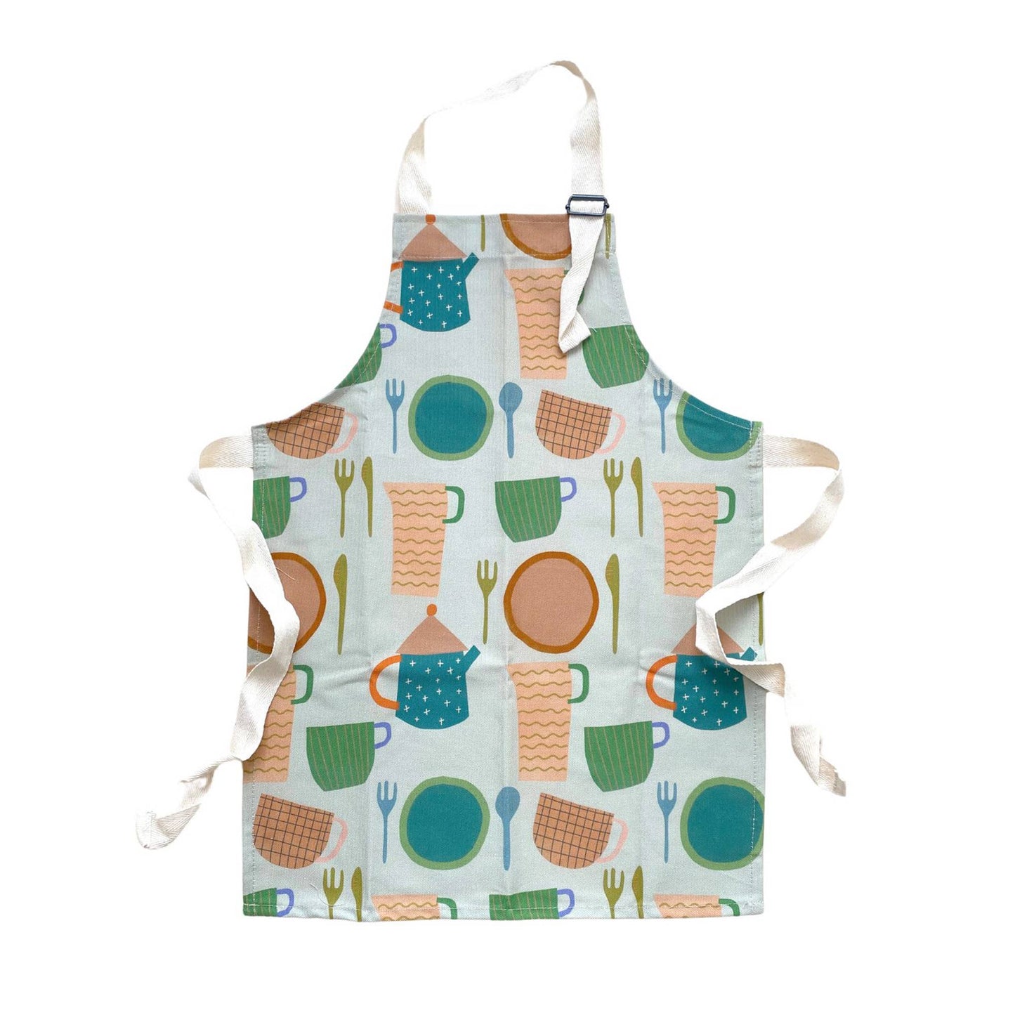Kinderkochschürze Teezeit für Kinder von 2 bis 6 Jahren – ideal zum Backen und Kochen