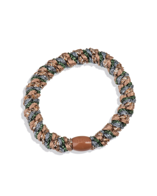 KKNEKKI Haargummi in Mix Army Nougat Glitter, erhältlich im Bärechind in Winterthur, Zürich Schweiz.