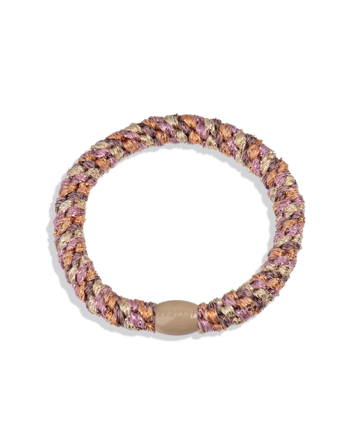 KKNEKKI Haargummi in Mix Peach Pink Glitter, erhältlich im Bärechind in Winterthur, Zürich Schweiz.