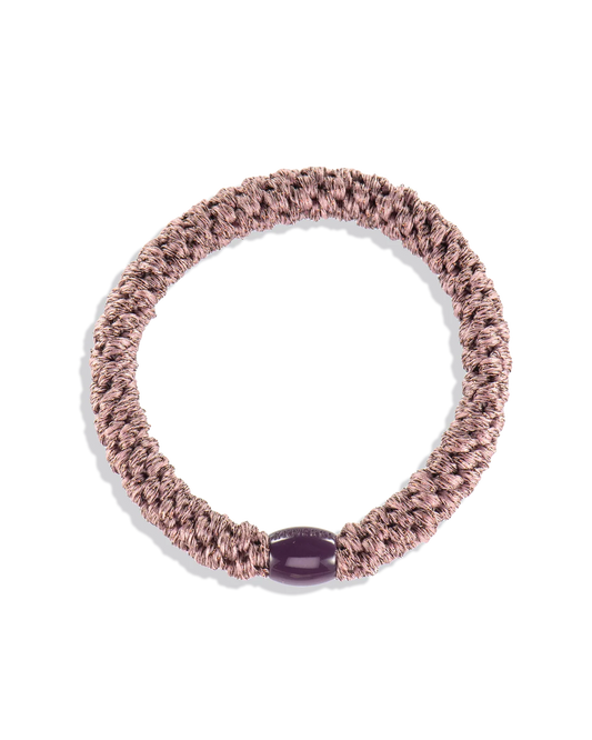 KKNEKKI Haargummi Plum Glitter – elastisch, langlebig & mit Glitzer, erhältlich bei Bärechind Winterthur.