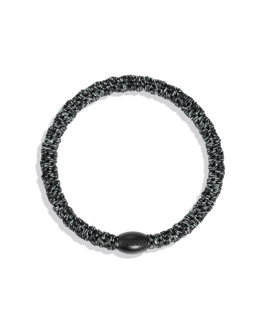 KKNEKKI Slim Haargummi in dark grey glitter, erhältlich im Bärechind in Winterthur, Zürich Schweiz.