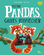 Kleine Pandas, großes Versprechen – liebevoll illustriertes Bilderbuch über Geschwisterliebe und Verantwortung für Kinder ab 3 Jahren, erhältlich bei Bärechind Winterthur