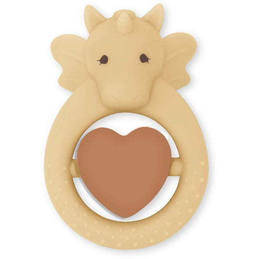 Konges Sløjd Beisseinhorn aus Silikon in der Farbe Limonade