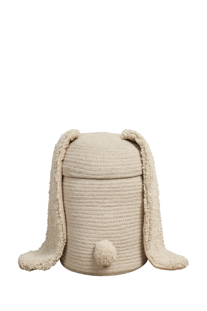 Beiger Aufbewahrungskorb Rita der Hase aus Baumwolle, Lorena Canals, Bärechind Winterthur, Zürich Schweiz.