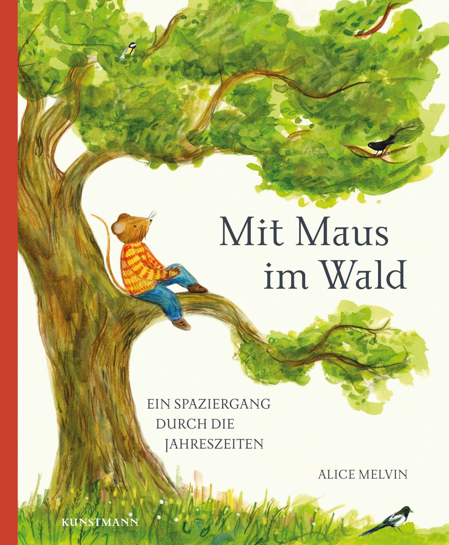 Buchcover von Mit Maus im Wald mit Maus auf einem Baum im Wald, erhältlich bei Bärechind
