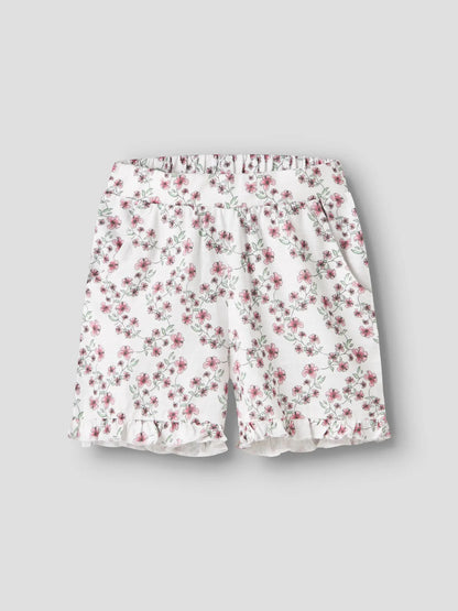 NAME IT kurze Kinderhose aus Baumwolle mit Blumenmuster in Weiss, im Bärechind Winterthur Zürich Schweiz kaufen