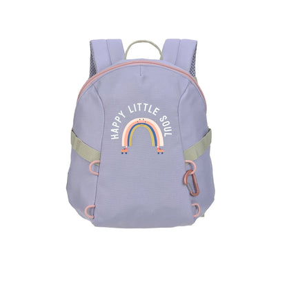 LÄSSIG Kindergartenrucksack Rainbow Pastel Lilac aus recyceltem Polyester bei Bärechind Winterthur Zürich Schweiz