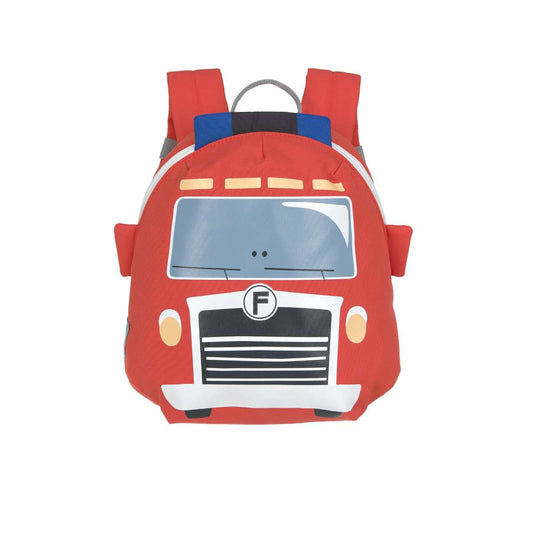 Lässig Kinderrucksack Tiny Team Feuerwehrauto, Vorderansicht