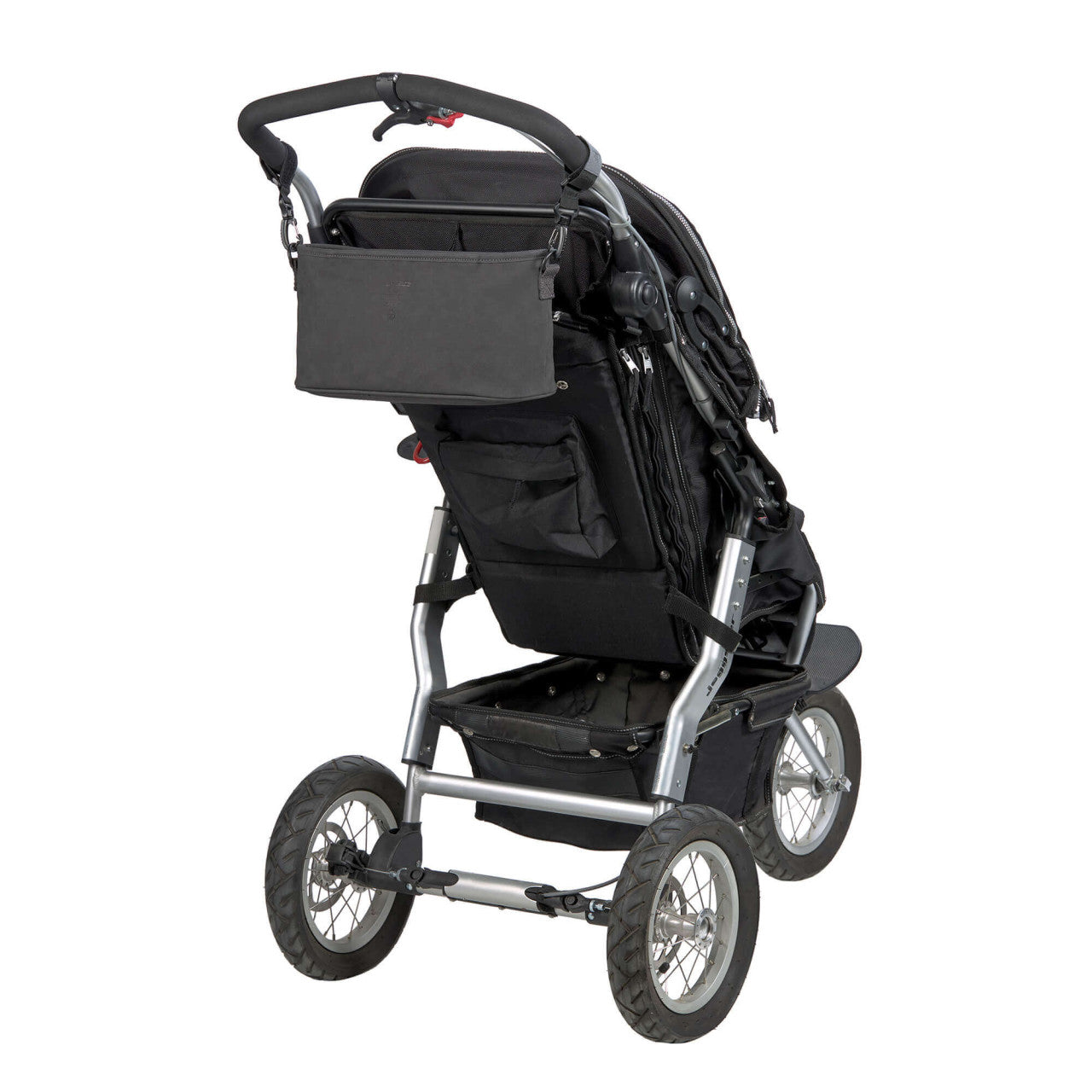 Detailansicht des Lässig Kinderwagen Organizers in Anthrazit