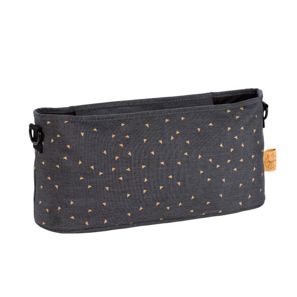 Lässig Kinderwagen Organizer Triangle Dark Grey, Vorderansicht