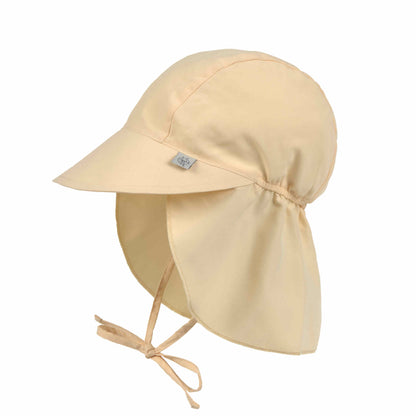 Sonnenhut von Lässig für Babys in Gelb – mit UV-Schutz 80 & langem Nackenschutz, Vorderansicht