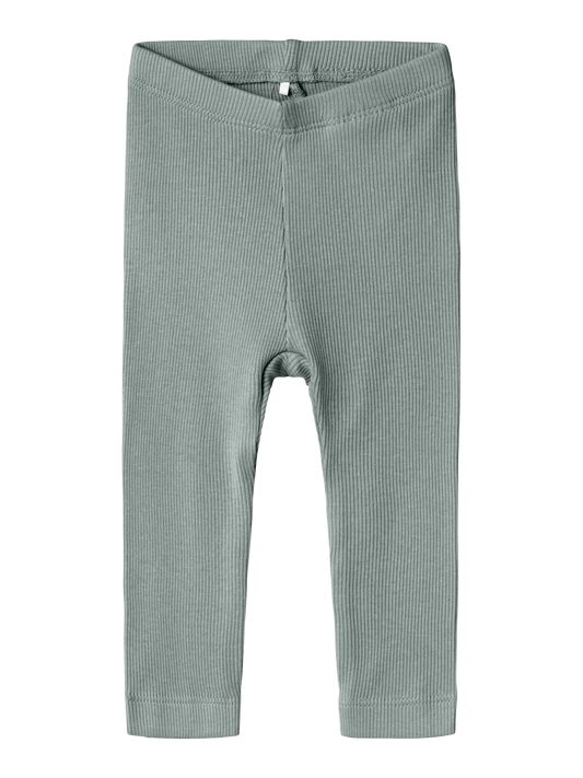 Baby Leggings in Slate Grey von name it – frontal fotografiert, erhältlich im Bärechind in Winterthur