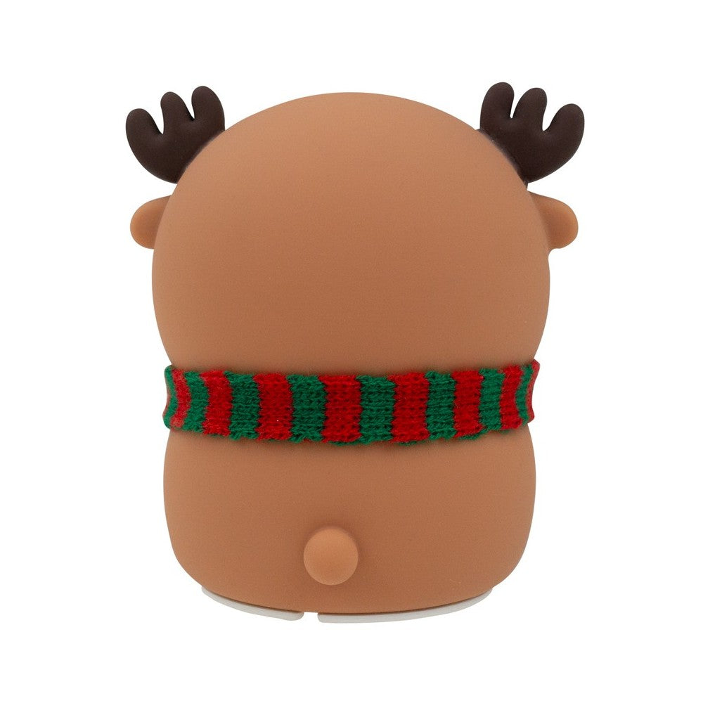 Warm leuchtende Rentier Lampe mit roter Nase, stimmungsvolle Weihnachtsbeleuchtung, erhältlich im Bärechind Winterthur Zürich Schweiz.