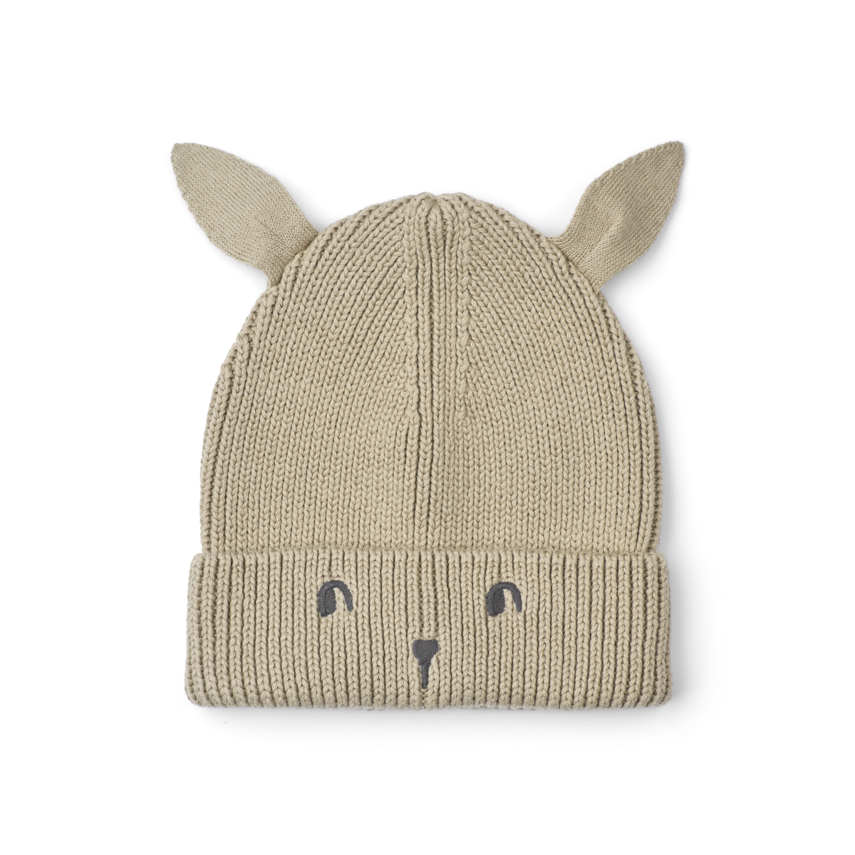 Liewood Hasenmütze Beige für Kinder mit langen Hasenohren