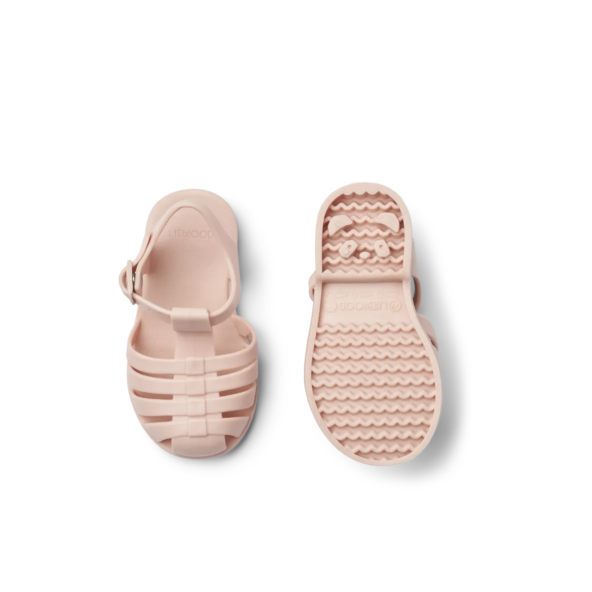 Detailansicht der Sohle von Liewood Kinder Sandalen, rutschfeste Sommerschuhe im Bärechind Winterthur Zürich Schweiz.