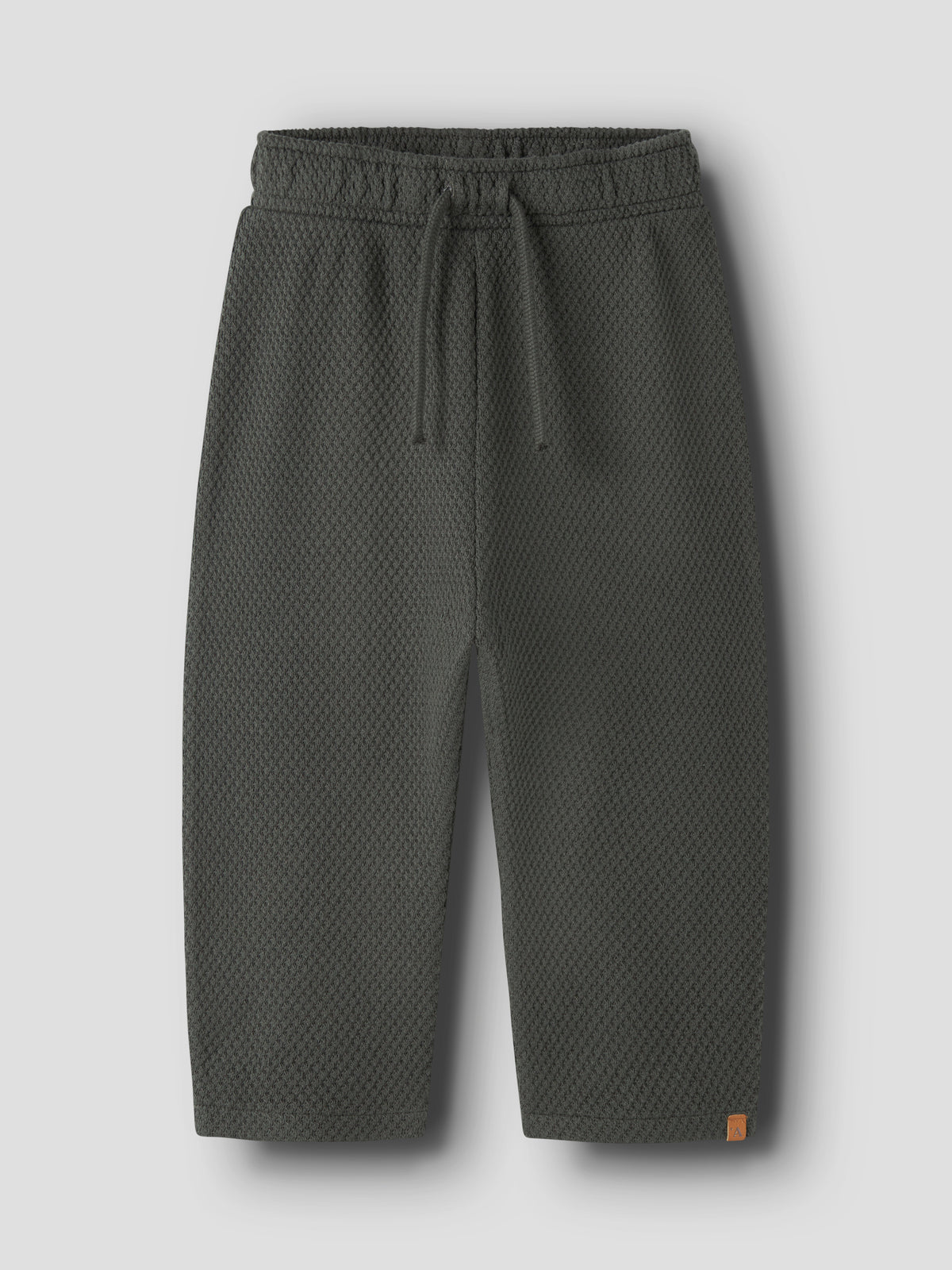 Baumwolle Baggy Hose von Lil'Atelier mit Strukturmuster in Kambaba, Vorderansicht