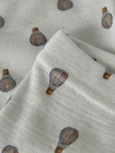 Bärechind Lil'Atelier Merino Heissluftballon Baby-Legging, Detailansicht des Wollstoffs