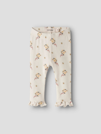 Lil’Atelier Baby Leggings Gayo mit Blumenprint und Rüschen bei Bärechind Winterthur