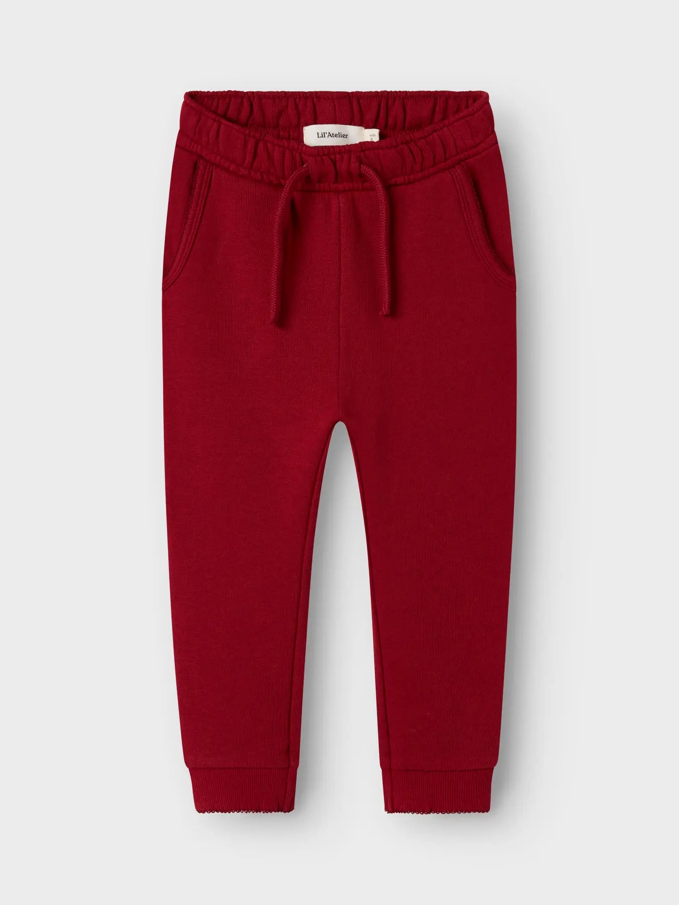 Lil'Atelier Sweathose aus Bio-Baumwolle in Rot – erhältlich bei Bärechind Winterthur, Zürich Schweiz