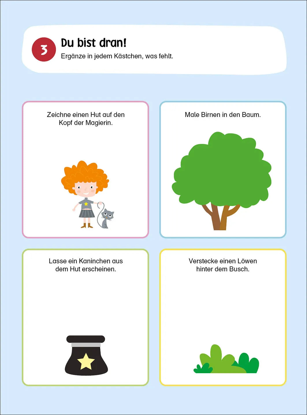 Mitmachseite Du bist dran aus 100 Gute-Laune-Rätsel für den Kindergarten