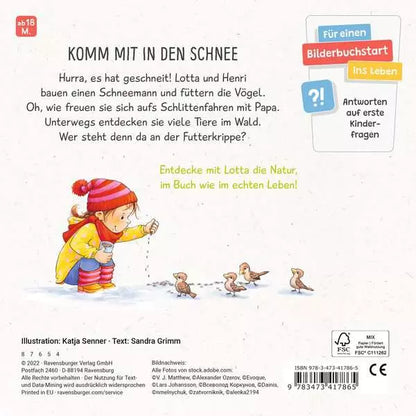 Rückseite des Buchs mit Produktbeschreibung und Details