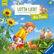 Lotta liebt die Tiere – liebevoll illustriertes Bilderbuch über Tierfreundschaft, Achtsamkeit und Natur für Kinder ab 3 Jahren, erhältlich bei Bärechind Winterthur