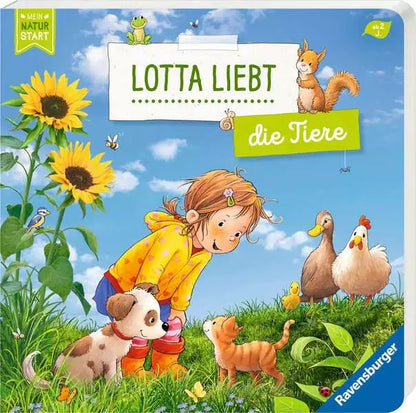 Lotta liebt die Tiere, Sach-Bilderbuch von Ravensburger bei Bärechind
