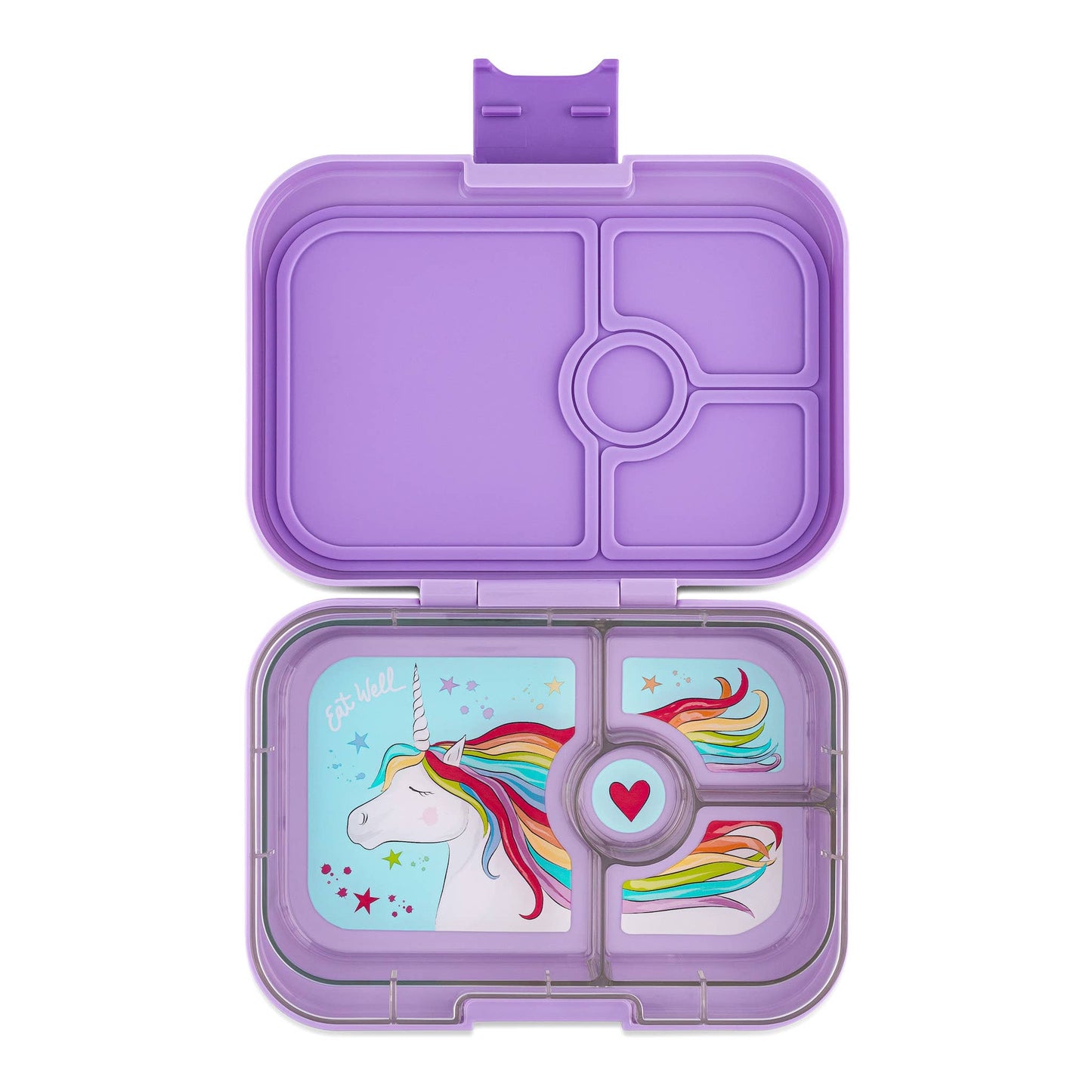 Kinder Lunchbox mit Einhorn-Motiv in Lila – praktische Lunchbox für Kindergarten und Schule