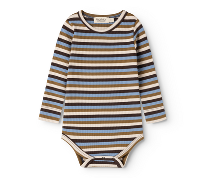 MarMar Langarm Rippbody, Stripes, Vorderansicht