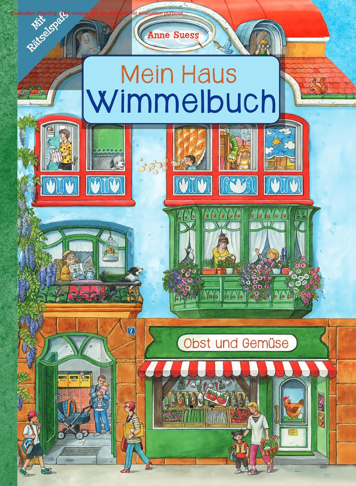 „Mein Haus Wimmelbuch – detailreiches Kinderbuch mit Haus und Alltagsszenen bei Bärechind Winterthur“