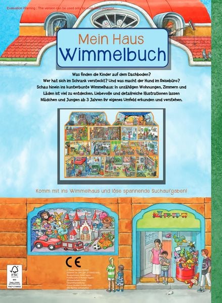Mein Haus Wimmelbuch von Anne Suess, erhältlich bei Bärechind