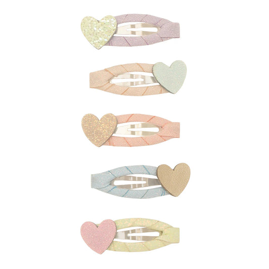 Mimi & Lula Dreamy Heart Haarclips Set in Pastellfarben, erhältlich in Winterthur, Zürich, Schweiz