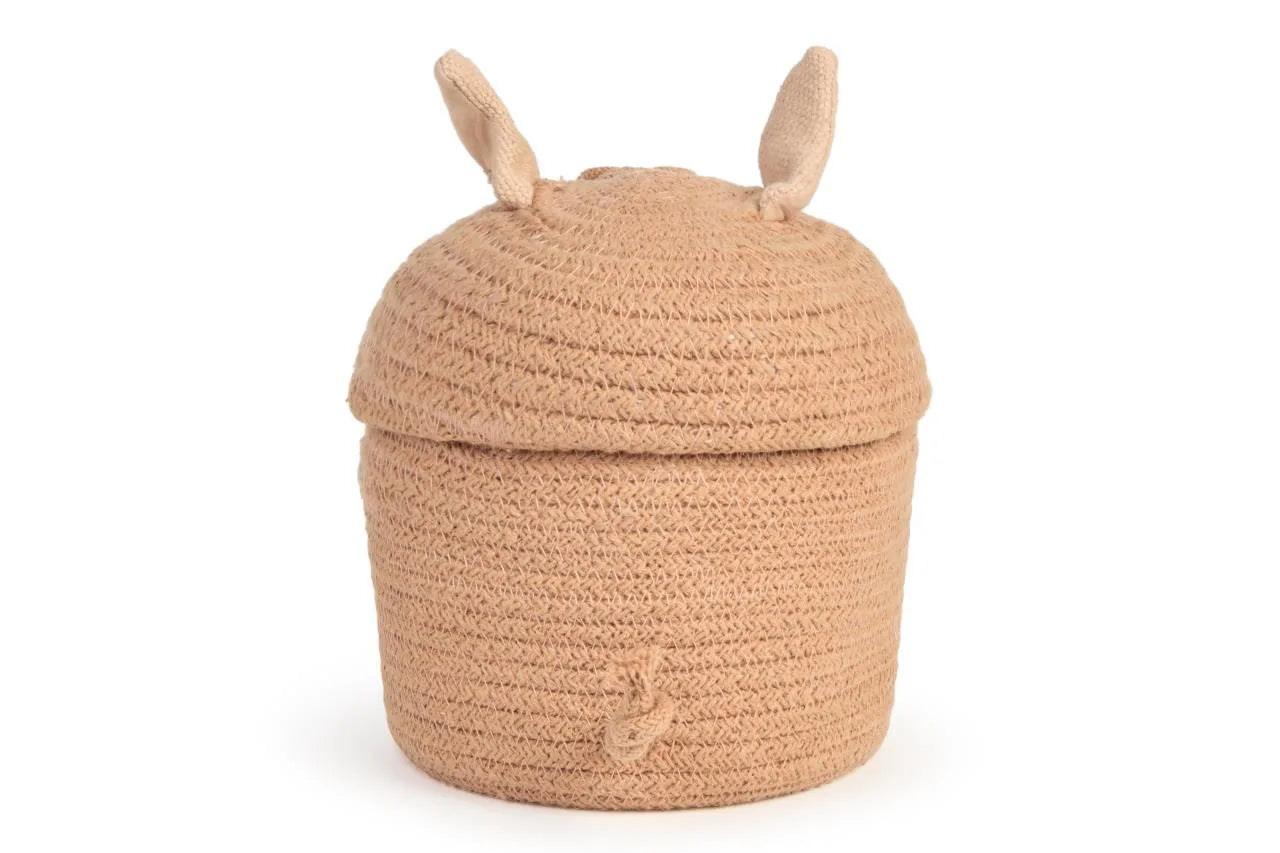 Aufbewahrungskorb Peggy the Pig mit aufgesetztem Deckel. Lorena Canals, Bärechind Winterthur Zürich Schweiz.