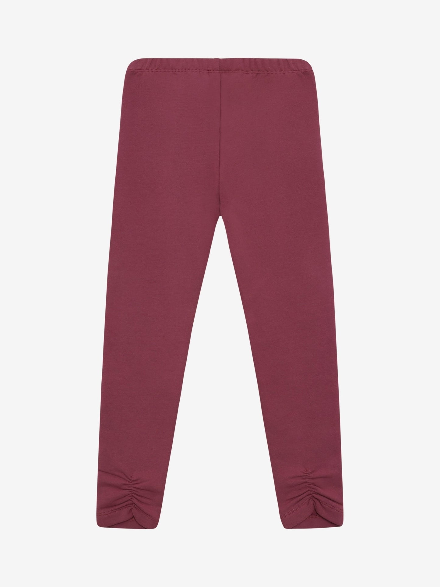 Minymo Bio Sweatleggings in Crushed Berry, Rückansicht