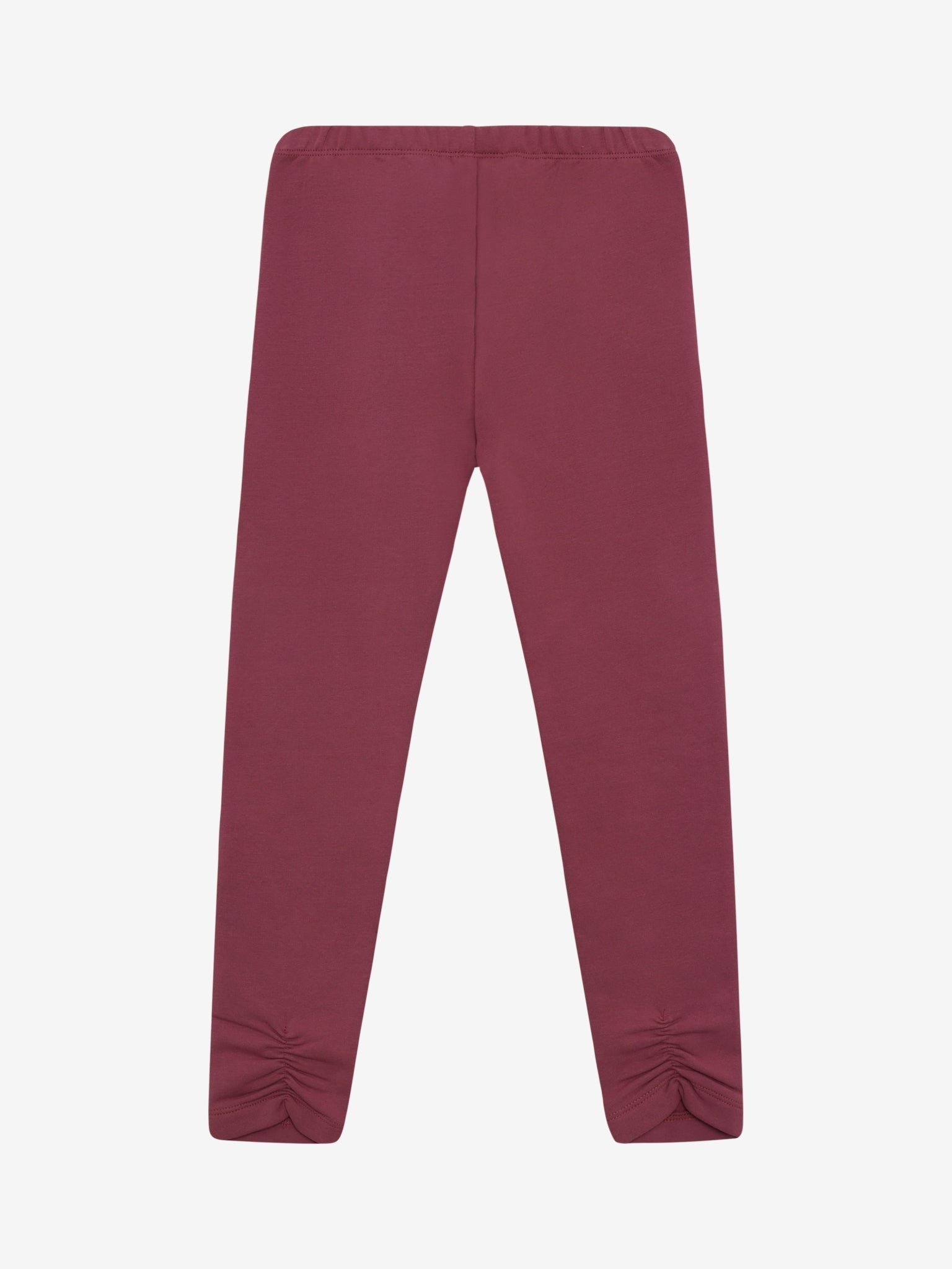 Minymo Bio Sweatleggings in Crushed Berry, Rückansicht
