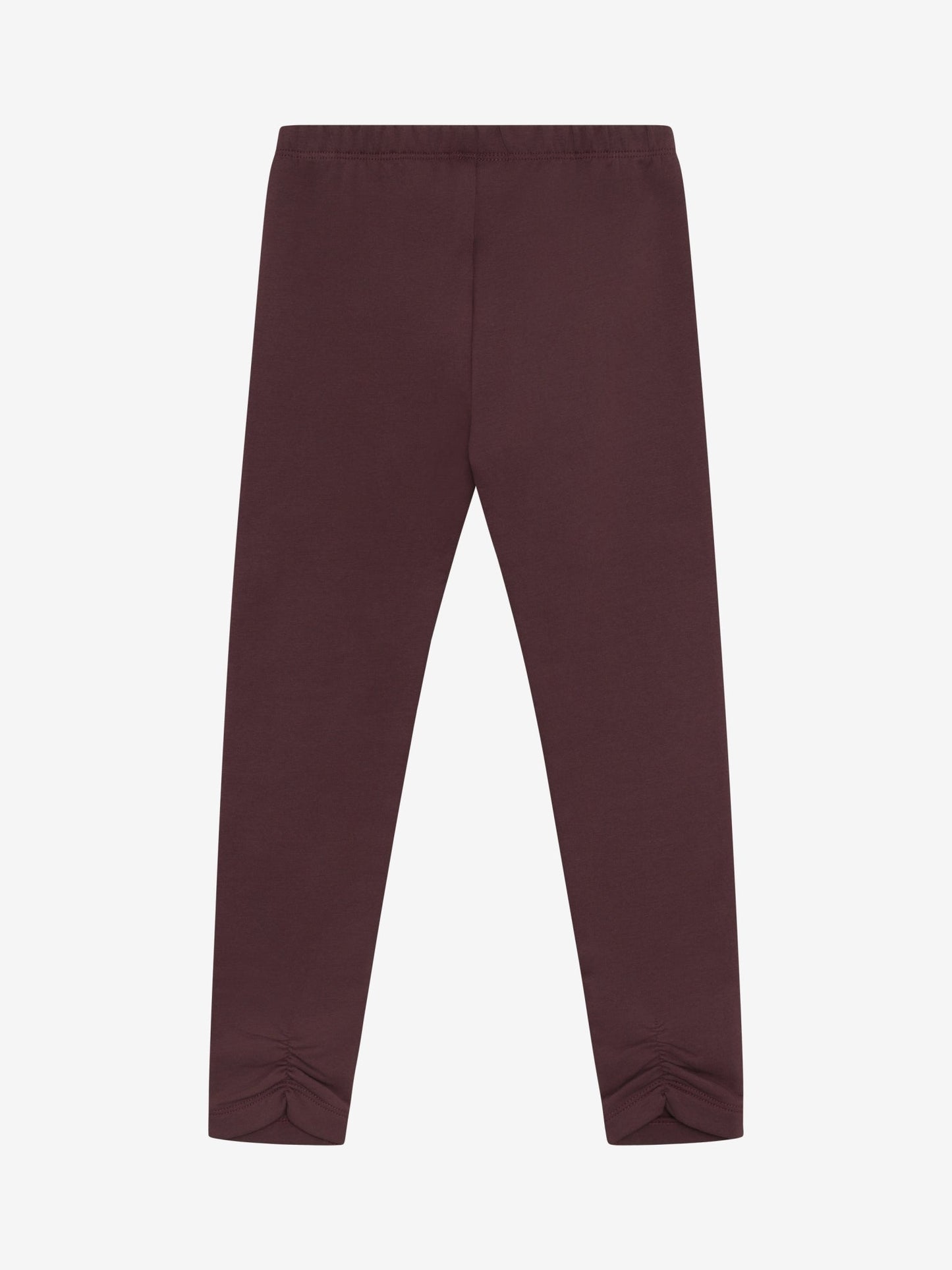 Minymo Bio Sweatleggings in Huckleberry, Rückansicht