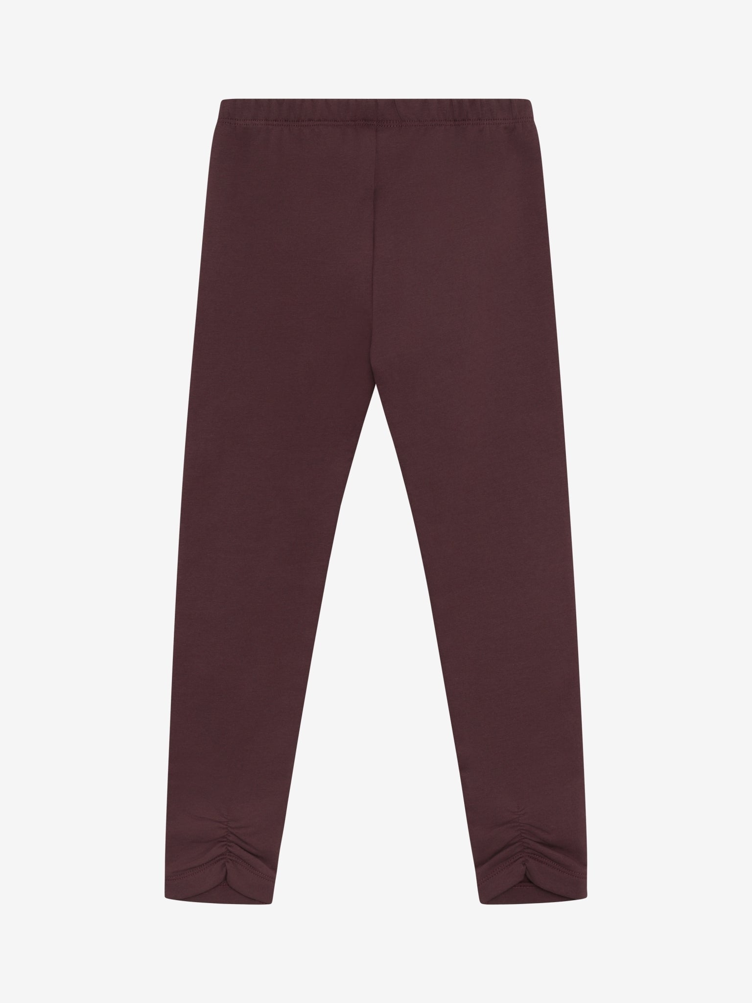 Minymo Bio Sweatleggings in Huckleberry, Rückansicht