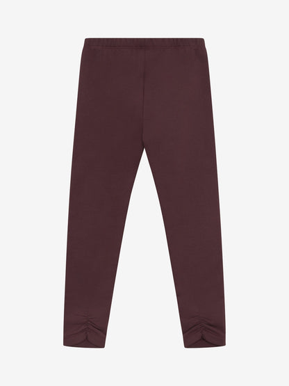 Minymo Bio Sweatleggings in Huckleberry, Rückansicht