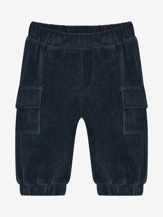Minymo Cordvelourhose in Midnight Navy, Frontansicht