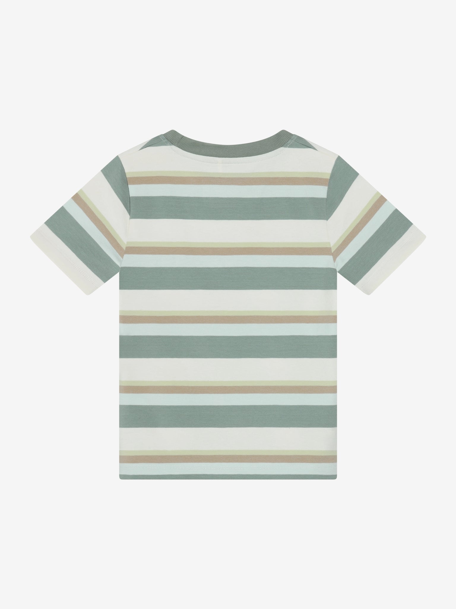 Kinder T Shirt mit grünen Streifen von Minymo Kinderkleider im Bärechind Winterthur Zürich Schweiz