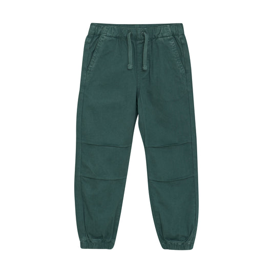 MINYMO Kinderhose aus Baumwolle in schönem Grün – erhältlich bei Bärechind in Winterthur, Zürich Schweiz.

