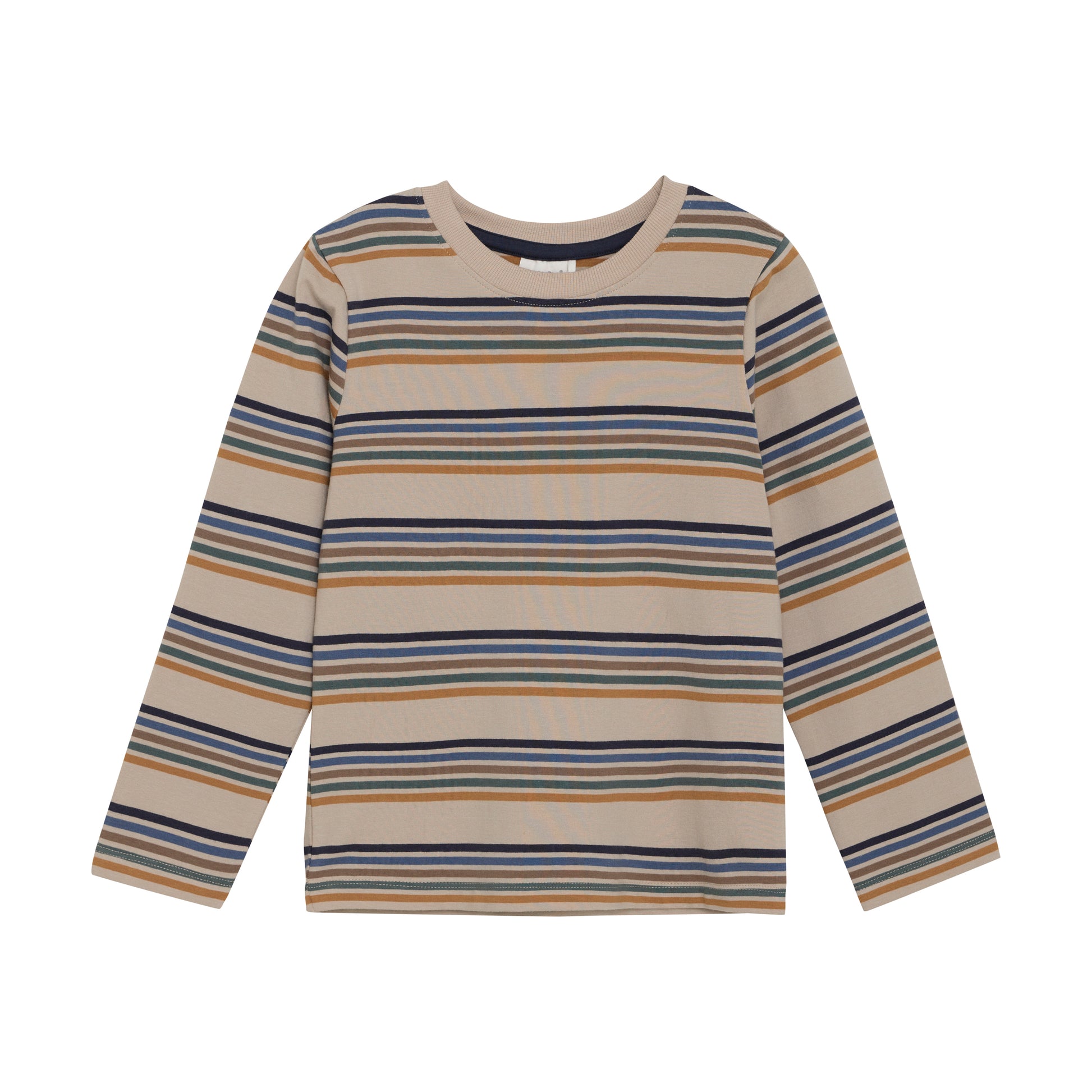 MINYMO Langarmshirt aus Baumwolle mit Streifen, Vorderseite – erhältlich bei Bärechind in Winterthur, Zürich, Schweiz.