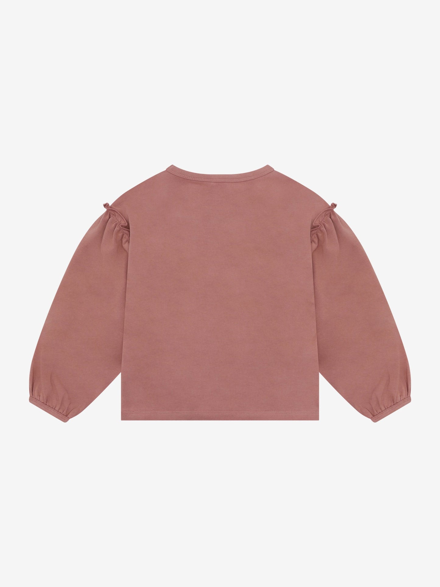 Minymo Langarmshirt in Burlwood, Rückansicht