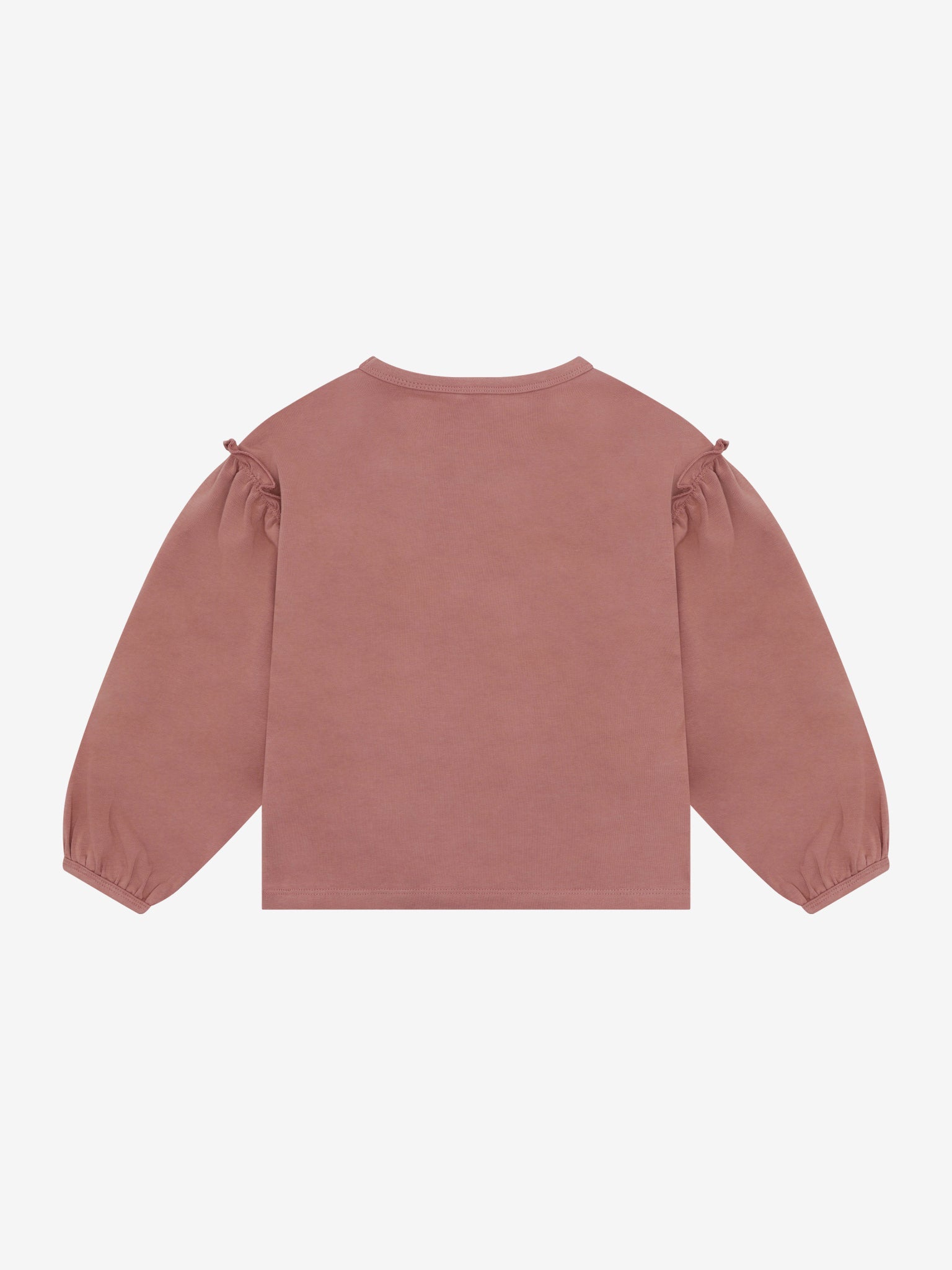 Minymo Langarmshirt in Burlwood, Rückansicht