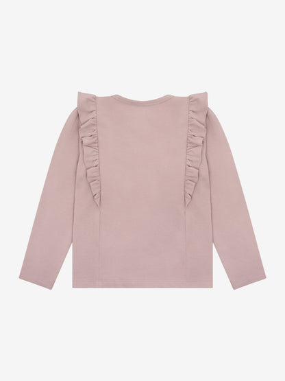Minymo Langarmshirt in Fawn, Rückansicht